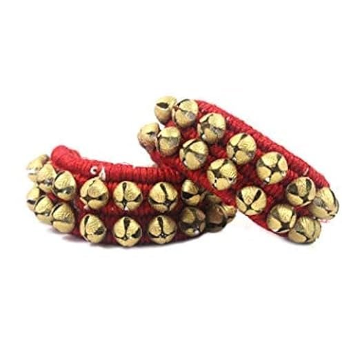 uapan metalcraft ghungroo red pad 2 line, ghungru 2 line red pad, red pad ghungroo 2 line